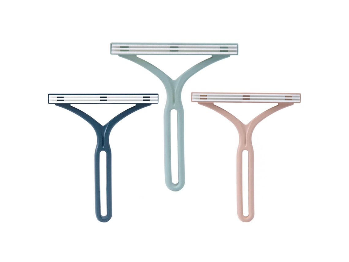Conjunto de 3 Removedores de Bolas de Pelo para Roupas e Sofá