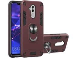 Capa Huawei Mate 20 Lite HONGWE. Robusta Bordô