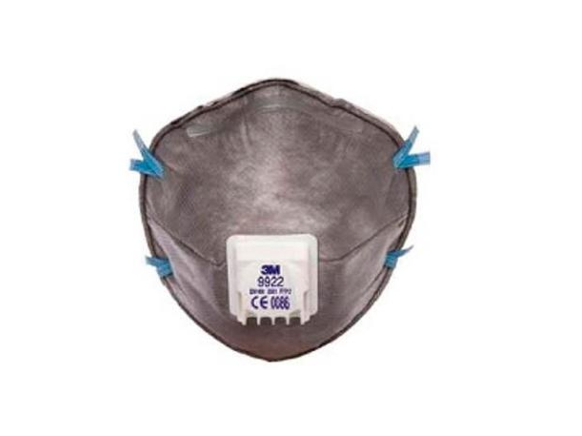 Mascarilla autofiltrante ffp2 3m 9922 proteccion 10x tlv ozono (caja 10)