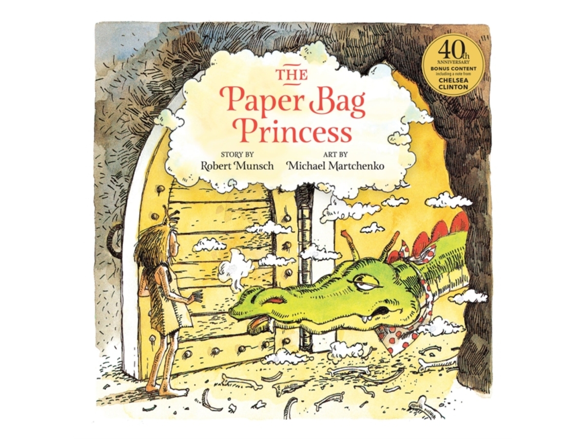 Livro The Paper Bag Princess 40th anniversary edition de Robert Munsch (Inglês - Capa Dura)
