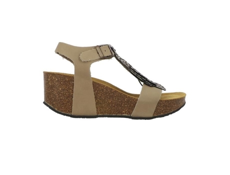 Sandálias Tacão de Mulher PLAKTON Aborrachado Multicor (39)