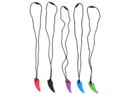 Mali 5pcs Colar Mordedor Silicone Sensorial Alivio Ansiedade Tdah Autismo Infantil