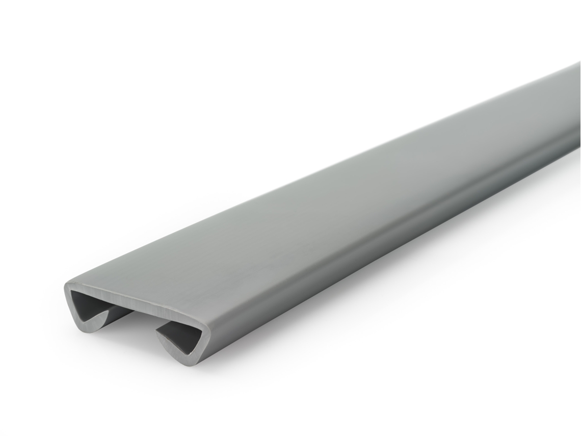 Corrimão Quest Pvc Standard 40x8 Mm, Cinzento, 1 M