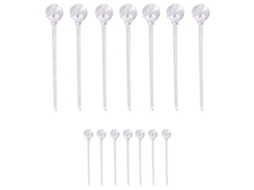 14Pcs Pingentes de Gota de Chuva de Cristal ALLINLESS
