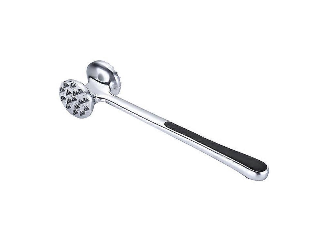 Martillo Amasador de Carne com Punho Ergonômico, Duas Lados para Bife, Carne Bovina e Peixe, Fácil de Limpar