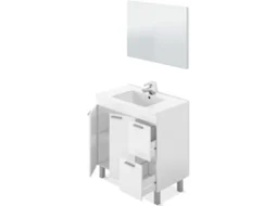 Móvel de Casa de Banho ARKITMOBEL Aktiva  (Branco Brilhante - Melamina, PVC, ABS - 80 x 80 x 45 cm)