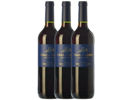 Vinho CASTILLO DE SAJAZARRA Castillo De Sajazarra Solar De Líbano Rioja Reserva (0.75 L - 3 unidades)