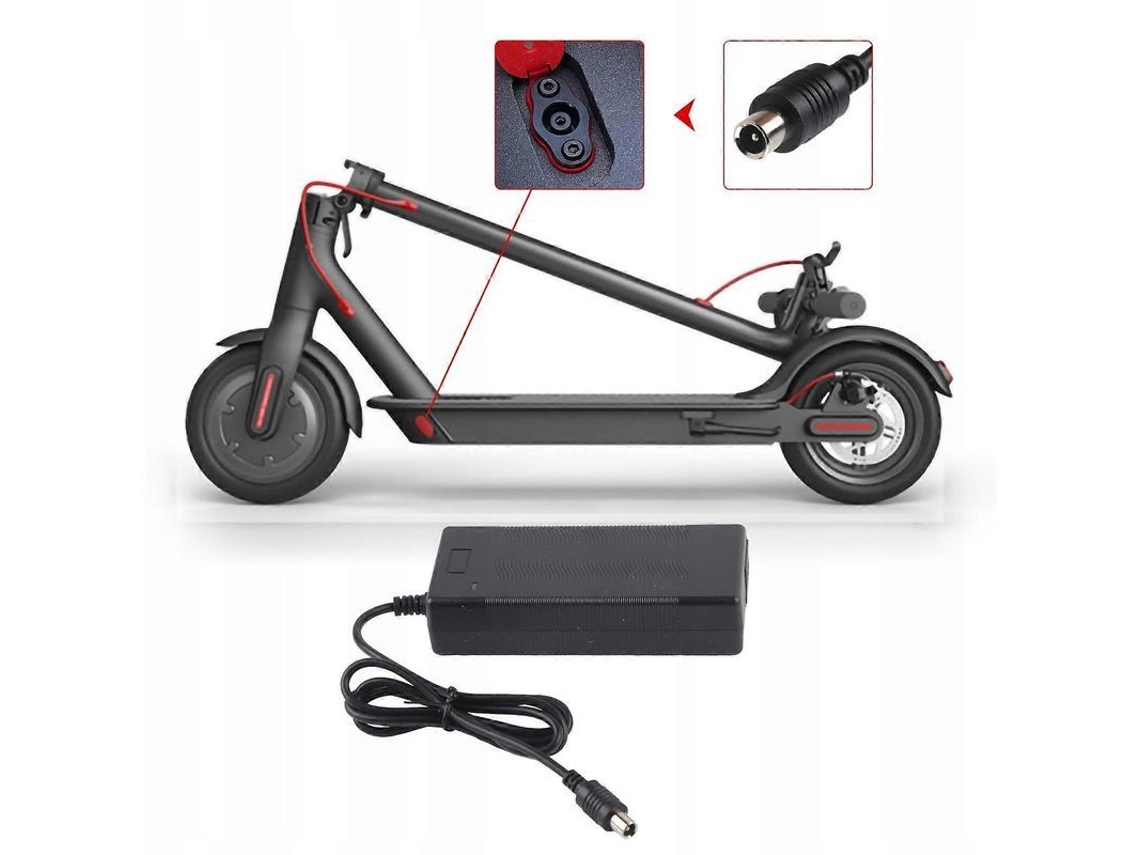 Carregador 42v 2a para Scooter Elétrica Xiaomi M365 CHARM
