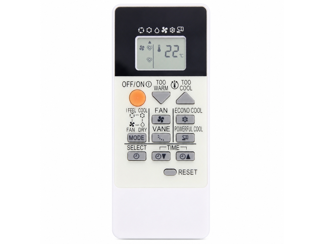 Comando À Distância Para Ar Condicionado Compatível Com Mitsubishi Ru18a