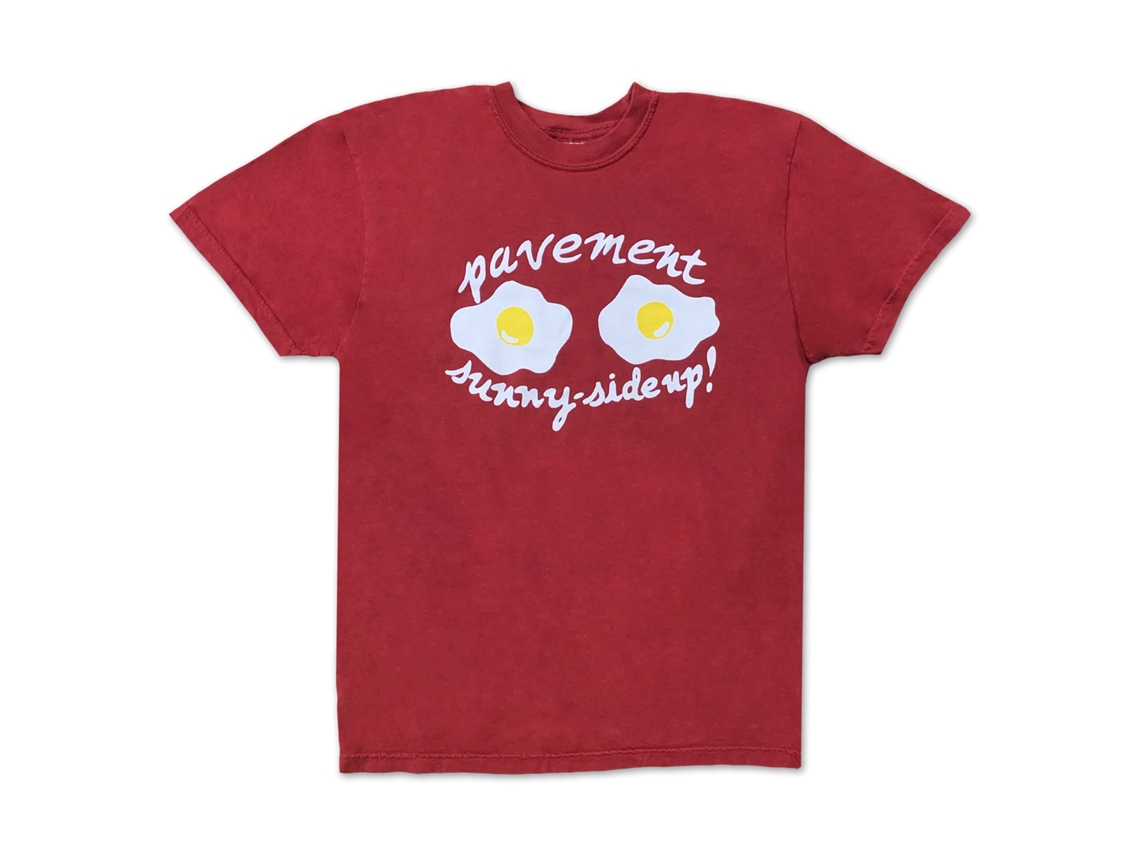 Pavement Sunny Eggs Red T shirt ROCKINSTONE Unisex Adults Best Sellers Size:m