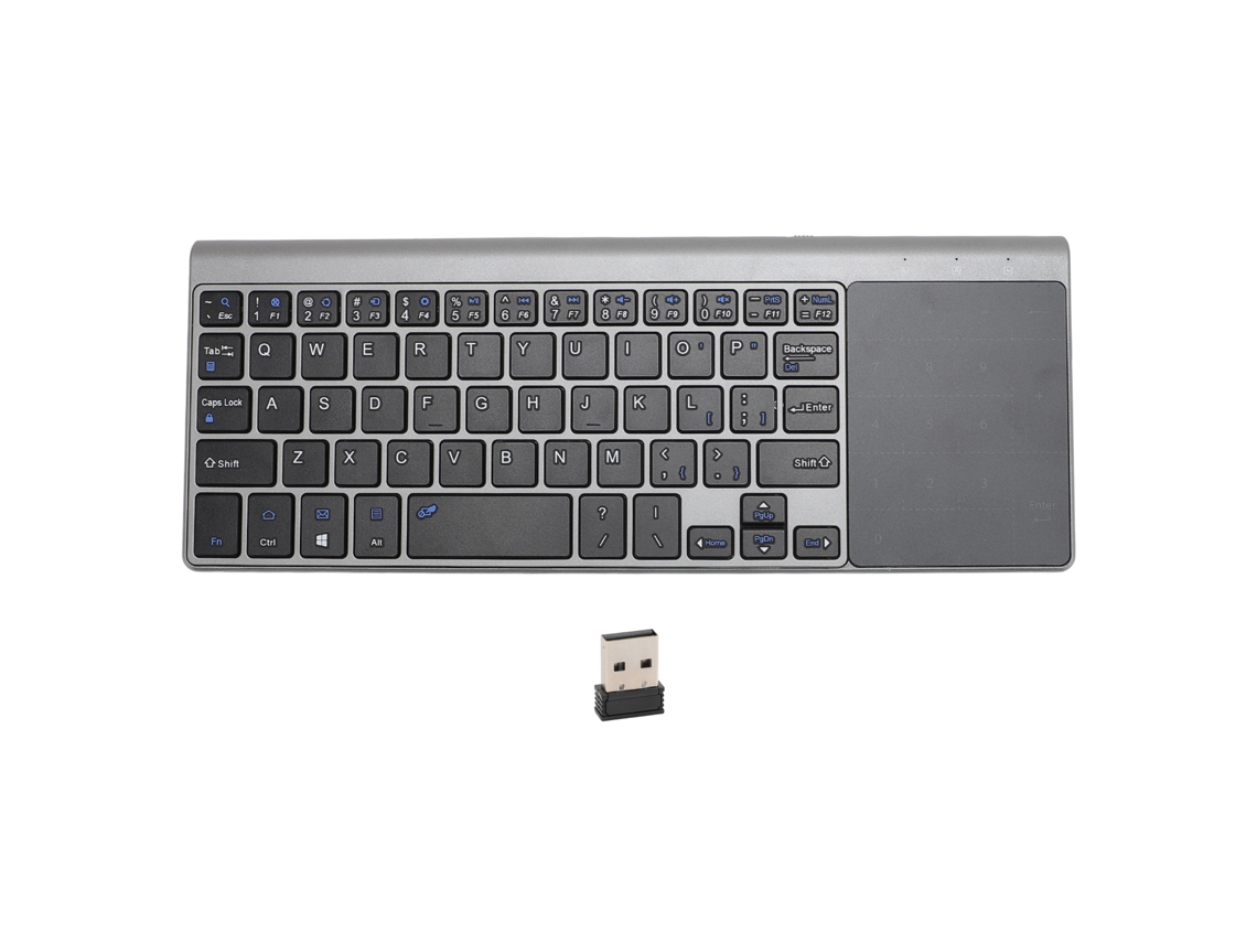 Teclado Sem Fio Mini 2.4g Com Touchpad