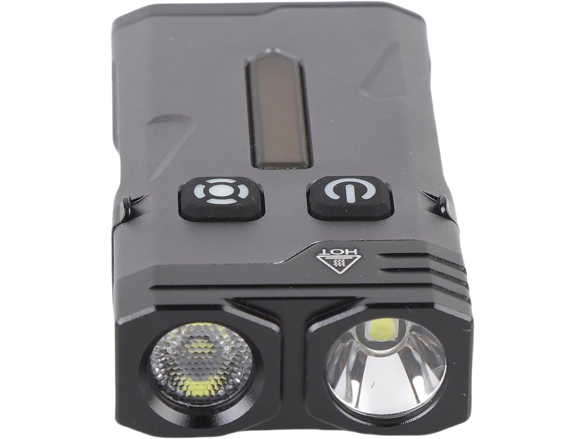 Lanterna De Clipe Plana, Luz Emergência Rgb Portátil 1100 Lúmens Para
