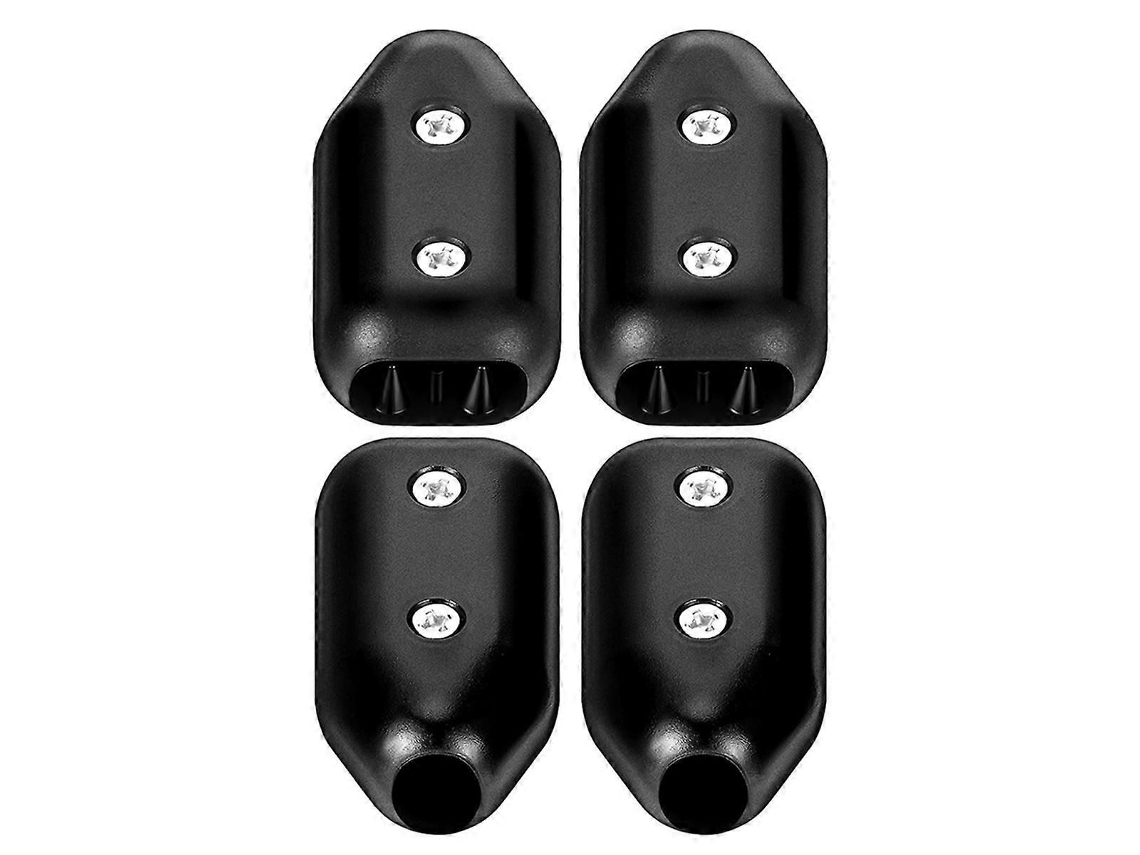 4 Braçadeiras De Corda De 5/8 Polegadas, Braçadeiras De Corda Reutilizáveis Grandes, Conector De Corda De Plástico Preto Adequado Para