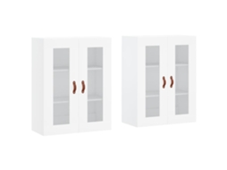 Wall Mounted Cabinet, Wall Mounted Cabinets Vidaxl Branco Madeira Processada (n/a)