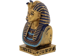 Busto Decorativo Egípcio Em Resina, Ornamento Compacto Para Interiores E Mesas, Design Do Faraó Tutancâmon Busto Decorativo Egípcio Em Gokoco
