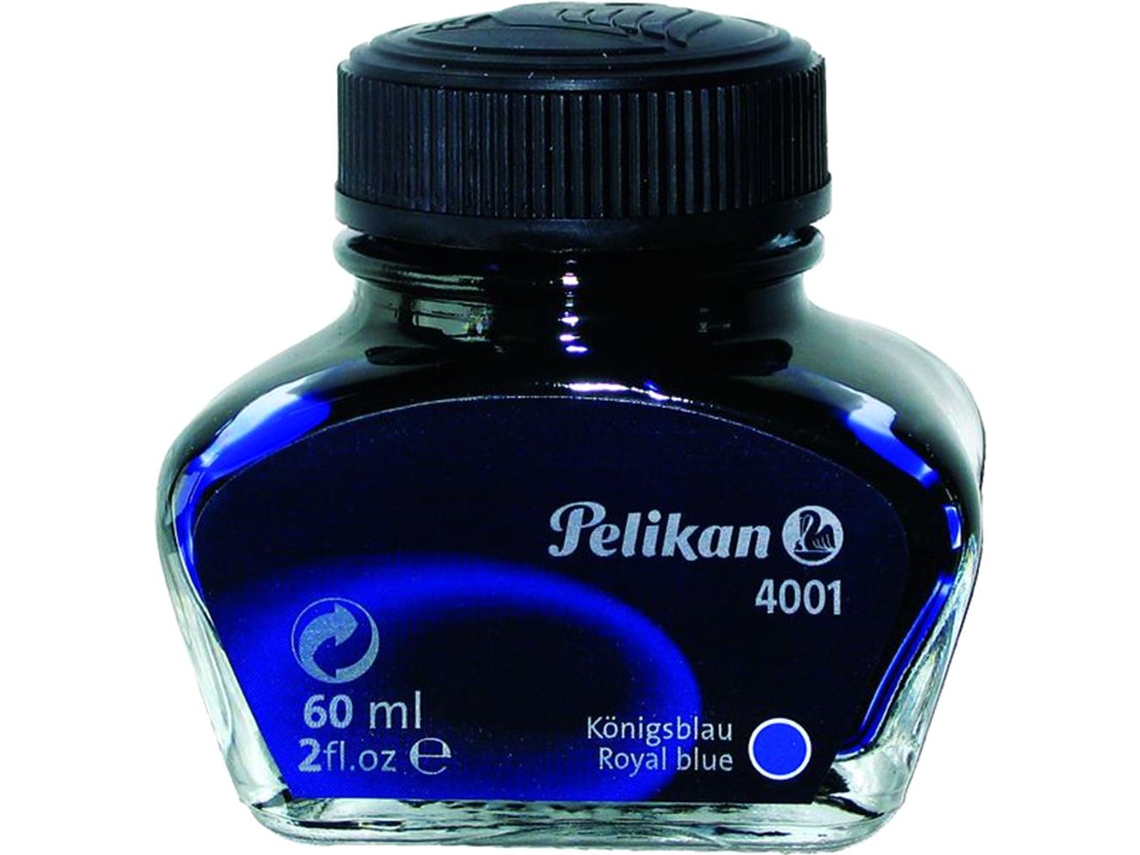 Tinta Pelikan 4001 No.76 Azul Real Pelikan Frasco 62.5 Ml