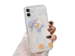Capa de Pato Fofo para iPhone 13 EOOCOO
