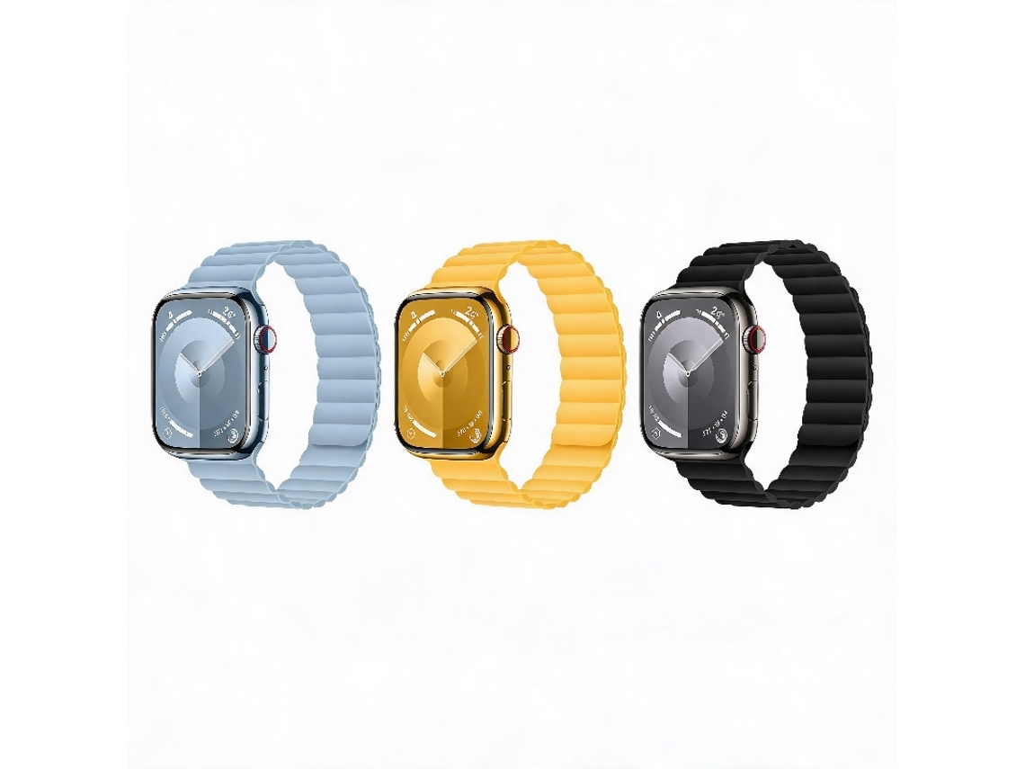 3 Pcs Bracelete Para Apple Watch 42/44/45/46/49mm Cuich
