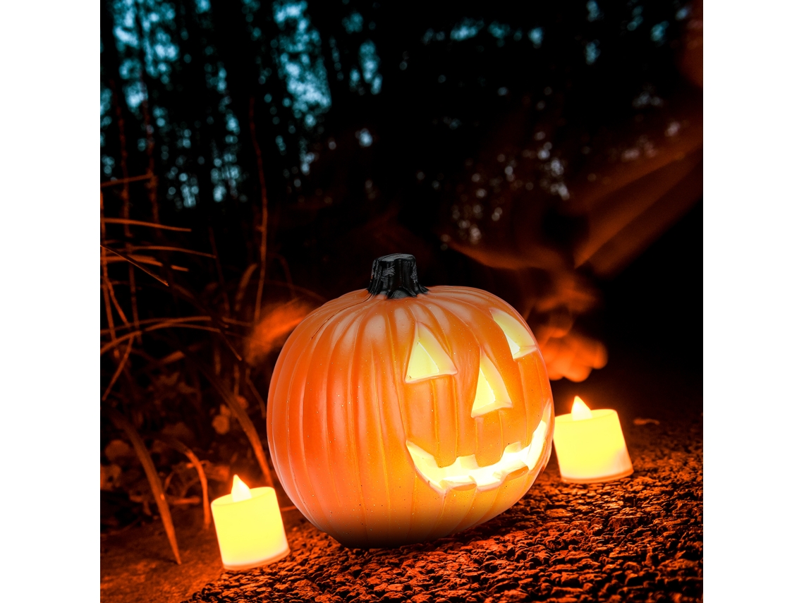 Abóbora De Halloween Divertida Com Várias Expressões E Cor Original Eoocoo
