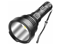 Lanterna Ultrapoderosa Xhp90, 10.000 Lúmens, Recarregável Por Usb, 5 Modos, Tática, Policial, Militar, Para Uso Externo, Com Bater Aquaforge