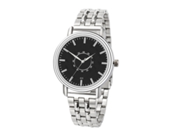 Reloj De Pulsera De Cuarzo Casual Simple Con Correa De Acero G3-g (negro)