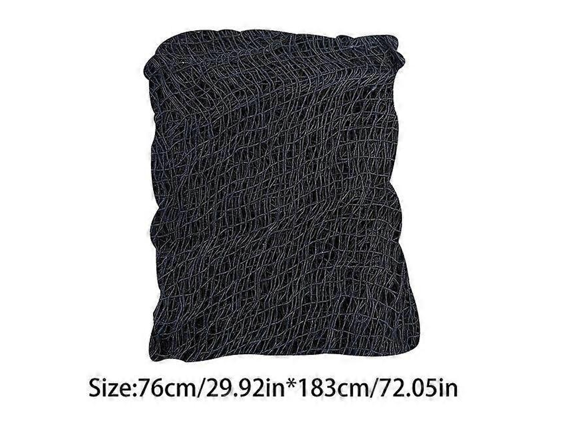 Tecido Assustador De Malha Para Decoração De Halloween, Tamanho 29,9 X 72 Polegadas--black