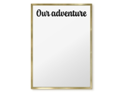 Magnetic Glass Board Our Adventure For The Hall Espelharte (50x70 Cm)