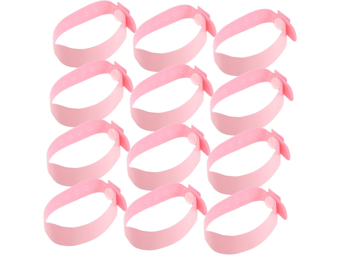 Frcolor 100-pulseiras Hospitalares Para Recém Nascidos Em Pvc, Design Seguro E Macio, Descartáveis E Duráveis Para Uso