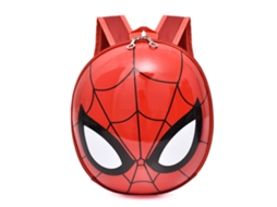Mochila Infantil Homem-aranha Vermelha Com Capa Dura Para Jardim De Infância Com Cintos Largos