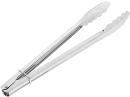 Pinça Para Churrasco Gadpiparty Em Aço Inoxidável Prateado, Resistente E Fácil De Limpar, Com Design Moderno E Elegante