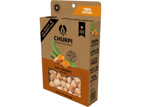 CHURPI Bits com Curcuma Snack para Cães