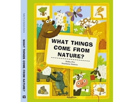 Livro What Things Come From Nature? de Radka Piro (Inglês)