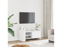 Vidaxl Móvel De Tv 80x35x40 Cm Derivados De Madeira Branco