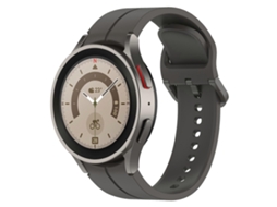 Pulseira De Silicone Com Fivela Colorida E Ranhuras Para Samsung Galaxy Watch 6 / 6 Classic