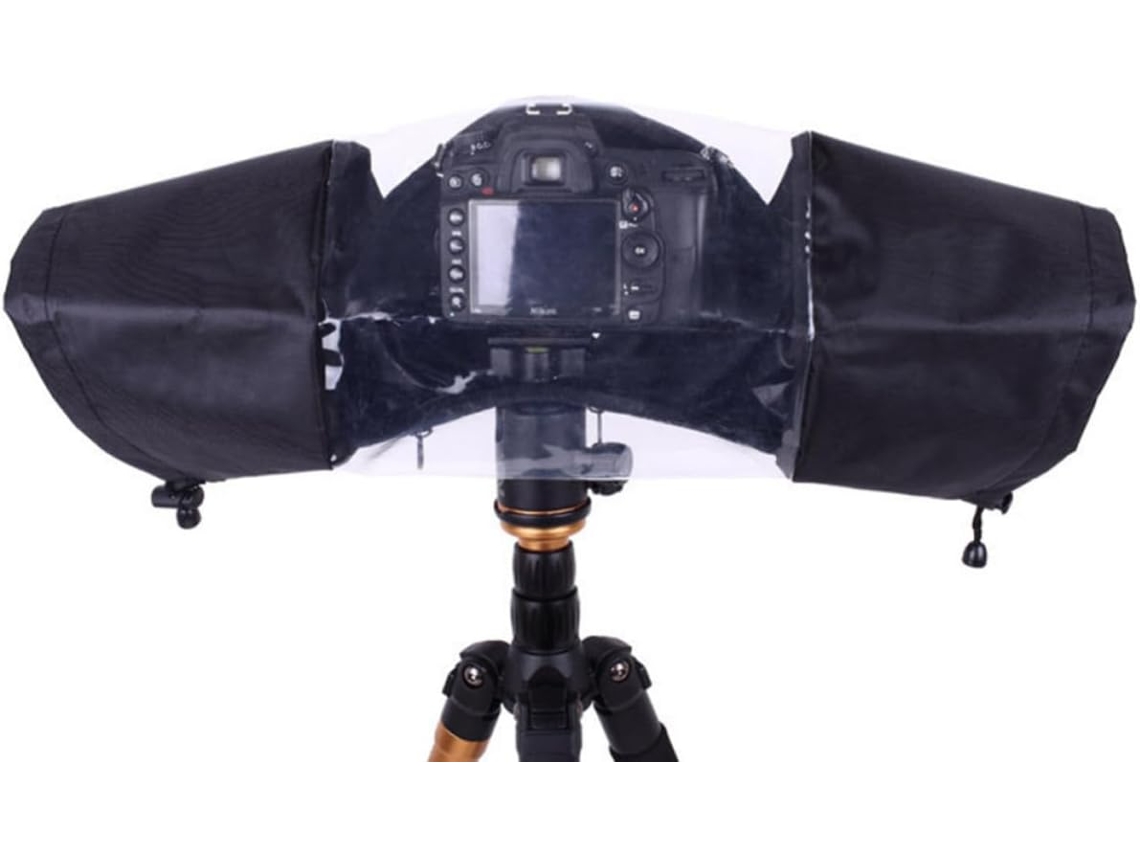 Capa Impermeável Para Câmera Dslr, Lente E Flash