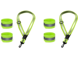 Cinto Refletor SFUSHOS duplo para caminhadas noturnas e corrida de alta visibilidade