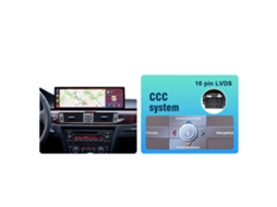Reprodutor De Vídeo Para Carro, Tela Sensível Ao Toque De 14,9 Polegadas, Conectividade Sem Fio, Sistema E90 Ccc