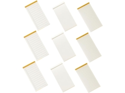 Bloco de notas destacável com 9 folhas, papel, planejador diário