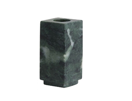 Castiçal em mármore verde Haida, L NORDAL