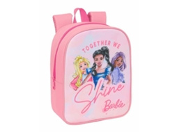 Mochila escolar rosa Barbie 22 x 27 x 10 cm