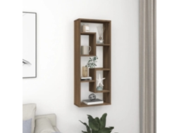 Vidaxl Prateleira Parede 36x16x90cm Deriv. Madeira Carvalho Castanho