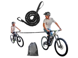 Corda De Tração Elástica Mtb Para Ciclismo Infantil Adulto Com Bolsa De Armazenamento Reflexiva
