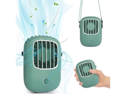 Mini Ventilador Usb, De Colar Portátil Com Mãos Livres, Mão Recarregável 3 Velocidades Ajustáveis.