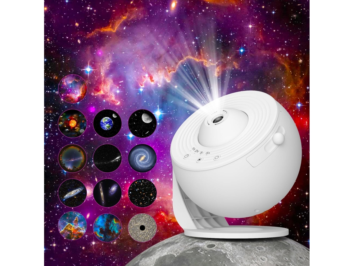 Projetor De Galáxias, Projetor De Estrelas Planetário Hd 13 Em 1 Para Quarto, Projetor De Estrelas Giratório 360° Com Luz Galáctica Ajustável