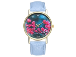 Relojes De Moda Unisex Para Hombre Mujer Reloj De Pulsera Cuarzo Azul Claro