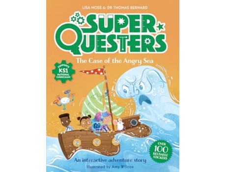 Livro Superquesters The Case Of The Angry Sea De Bernard, Dr Thomas Et Al. (holandês)