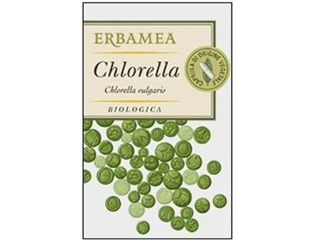 Suplemento Alimentar ERBAMEA Clorela Orgânica (50 cápsulas vegetais de 370mg)