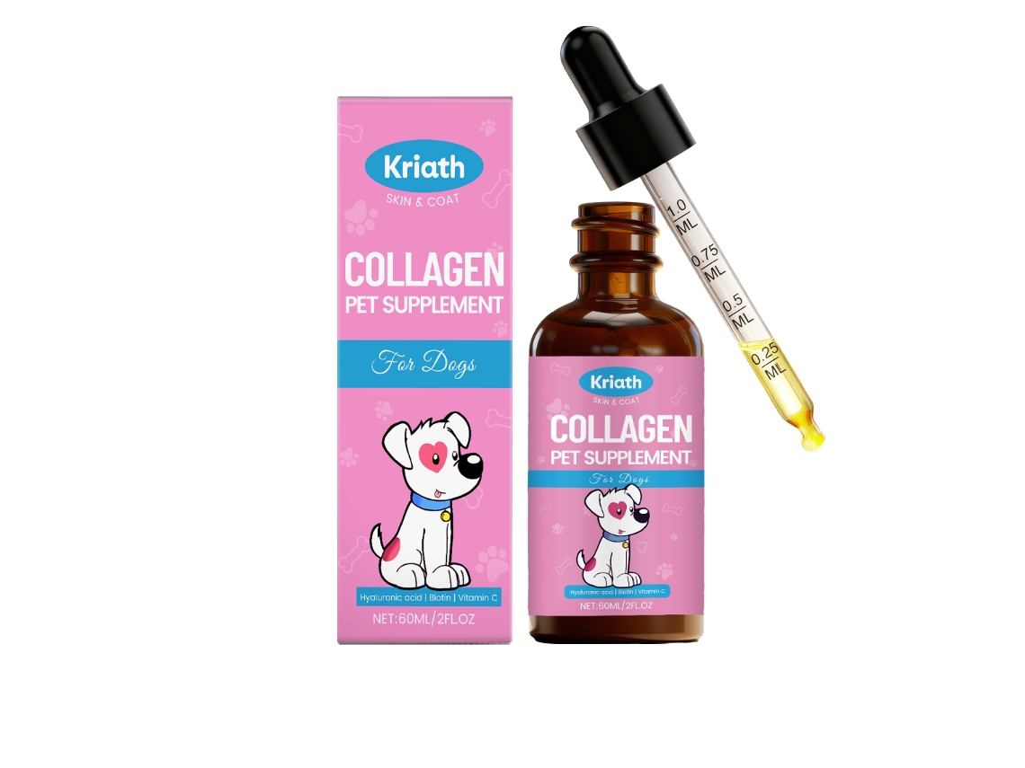Gotas de Colágeno Cães Pelagem Articulações Saudáveis
