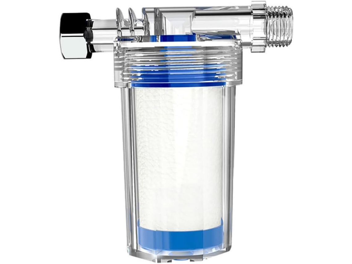 Filtro De Chuveiro Azul Com Elementos Filtrantes Em Abs E Pp