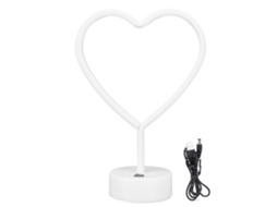 Luz Neon Led com Base Verde Decorativa para Casa Festa S/MARCA